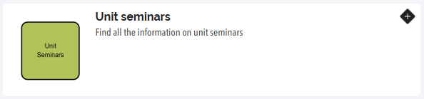 Unit seminars Button