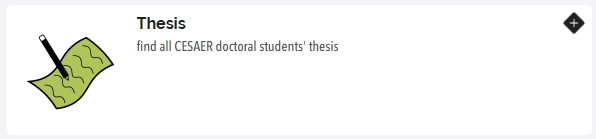 Thesis button